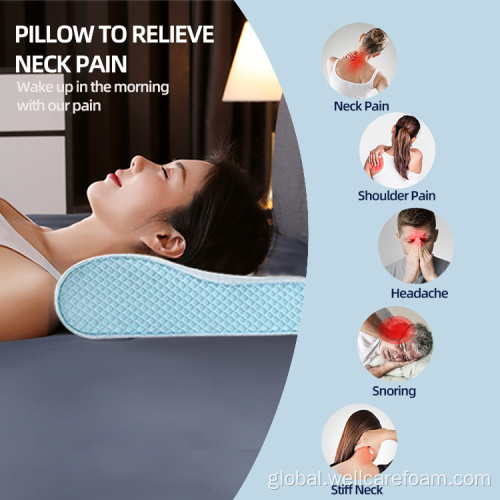 Luxury Adjustable Layer Pillows Drilled High-low pillow memory foam for hotel Factory